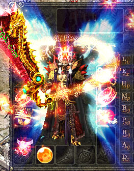 传奇三私服擎苍套装展示