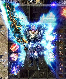 传奇3私服战神套装展示